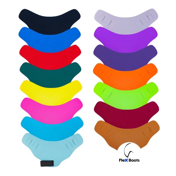 Neoprene gaiter color options for Flex Hoof Boots for barefoot horses and ponies.